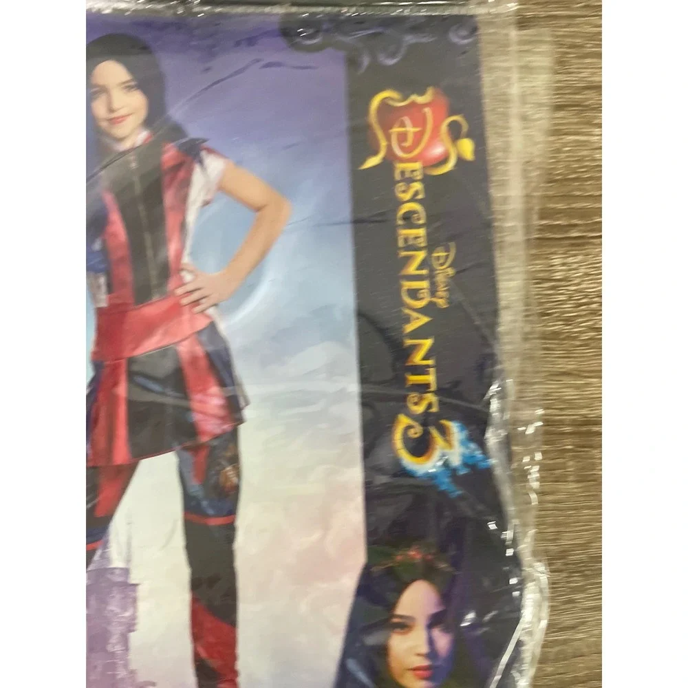 Disney Descendants Evie Costume Girls M 7/8 Jumpsuit Skirt Halloween Dress Up